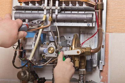 repair of the gas water heater